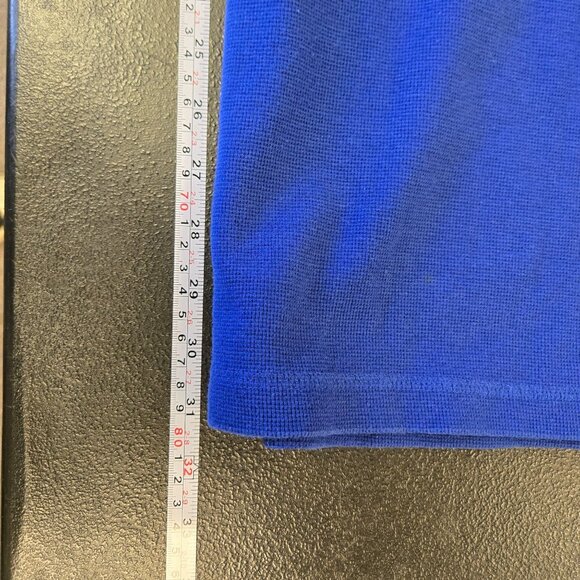 Vintage Disney Store Thermal Blue Tigger Embroidered Henley Shirt Mens L Short S - Picture 9 of 9